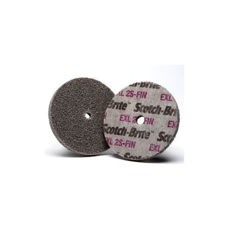3M Scotch-Brite EXL Unitized Wheel 3 x 1/4 x 1/4 Silicon Carbide 2S FIN 7000000692